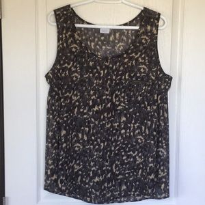Suzy Shier - Sleeveless Top - Animal Print